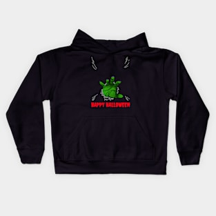 Hand comes out of stomach happy Halloween Kids Hoodie